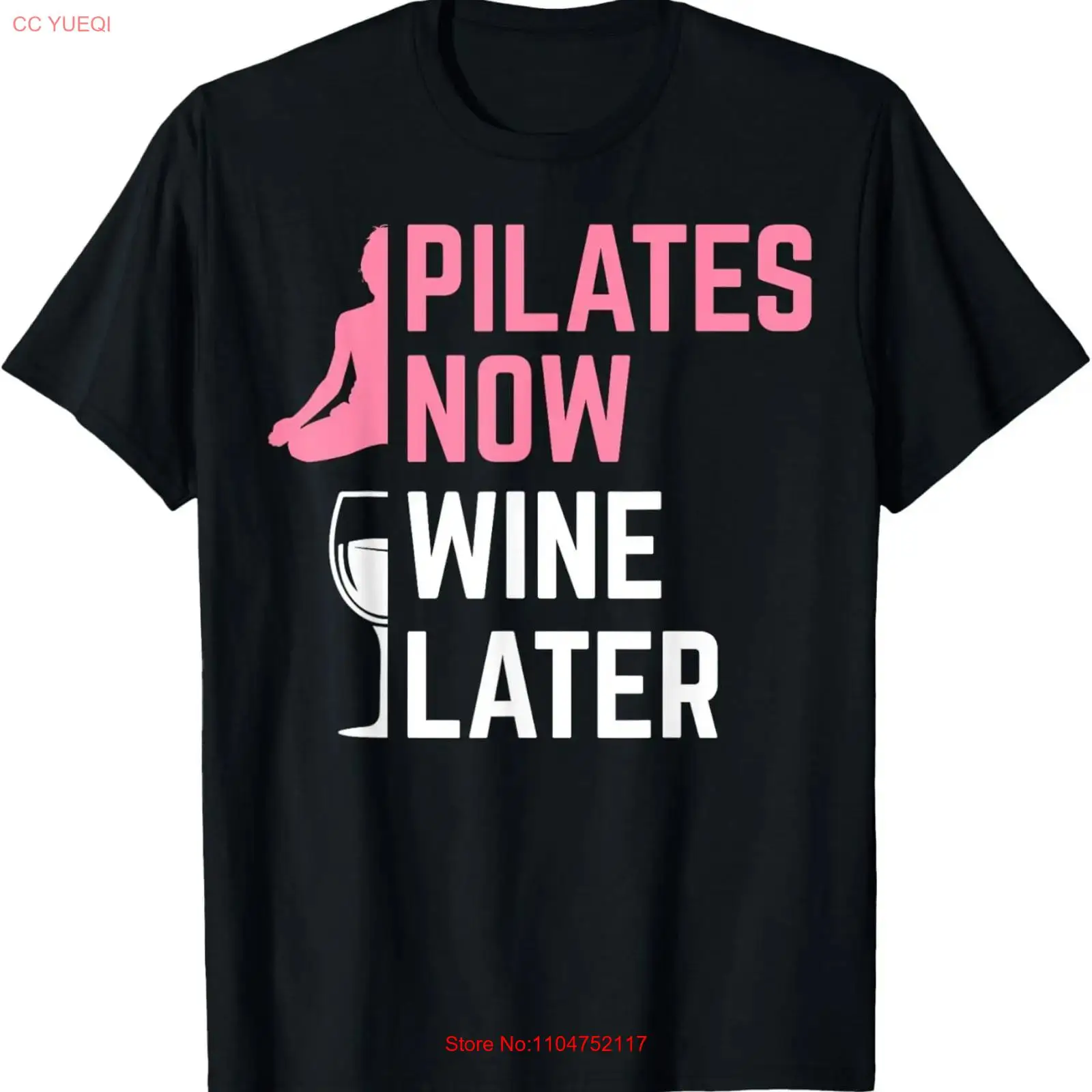 Pilates Yoga Instructor - T-shirt Pilates Now Wine Later per