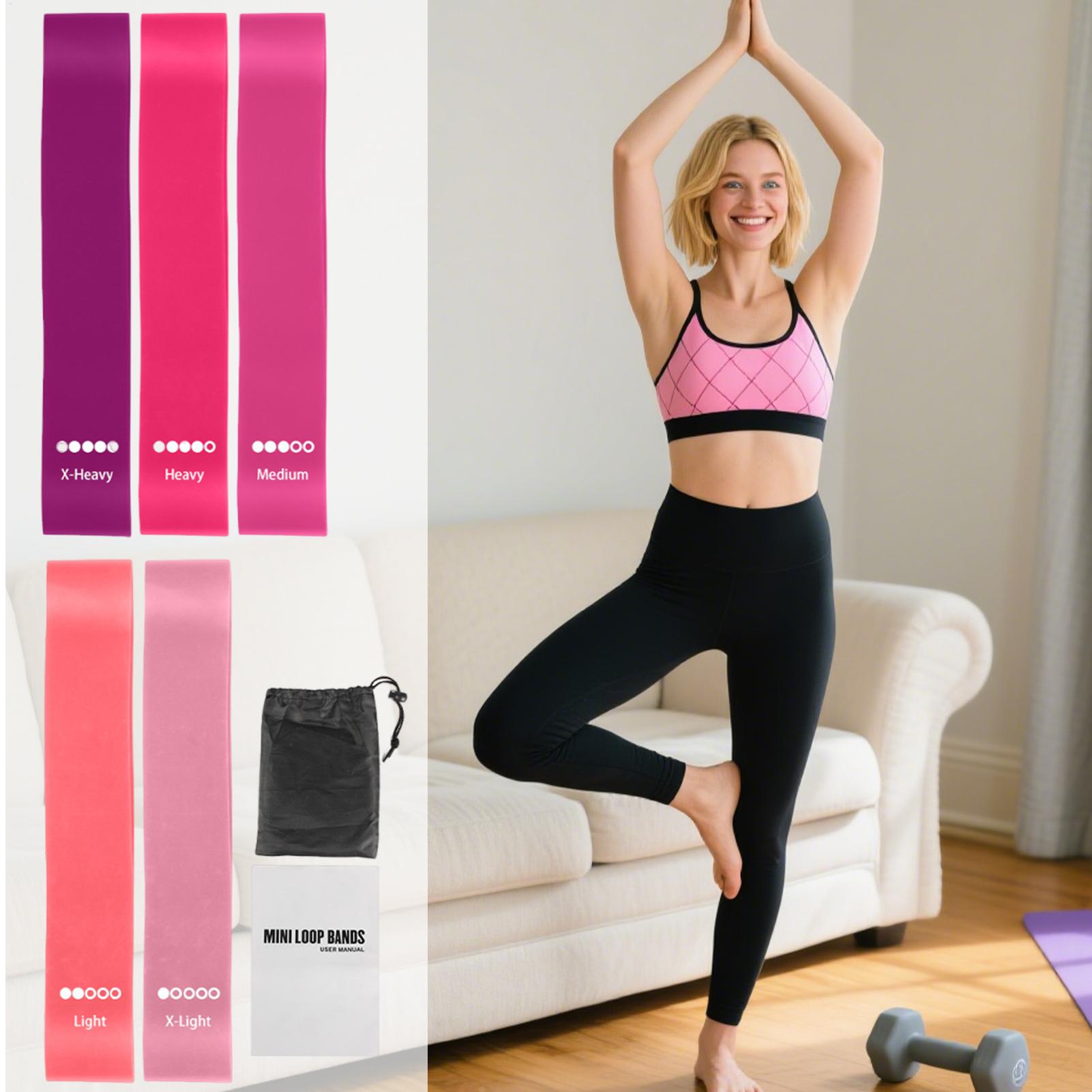 Pilates Yoga Difference - Fasce elastiche per esercizi sportivi per
