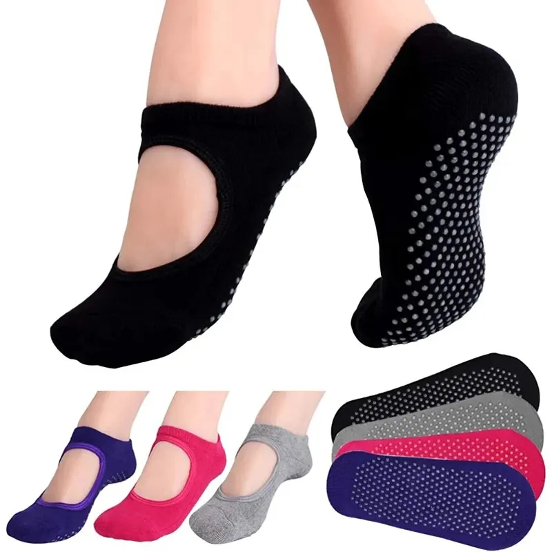 Pilates Yoga Gym - Calzini Yoga Antiscivolo Senza Tallone in