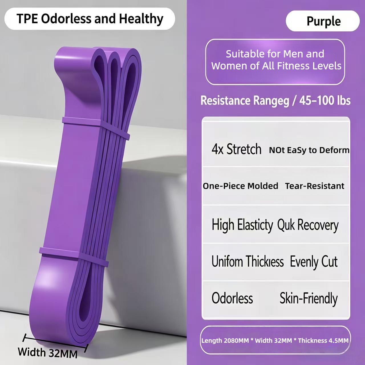 Fasce di Resistenza in TPE a 6 - Pilates Yoga Difference recensione e prezzo