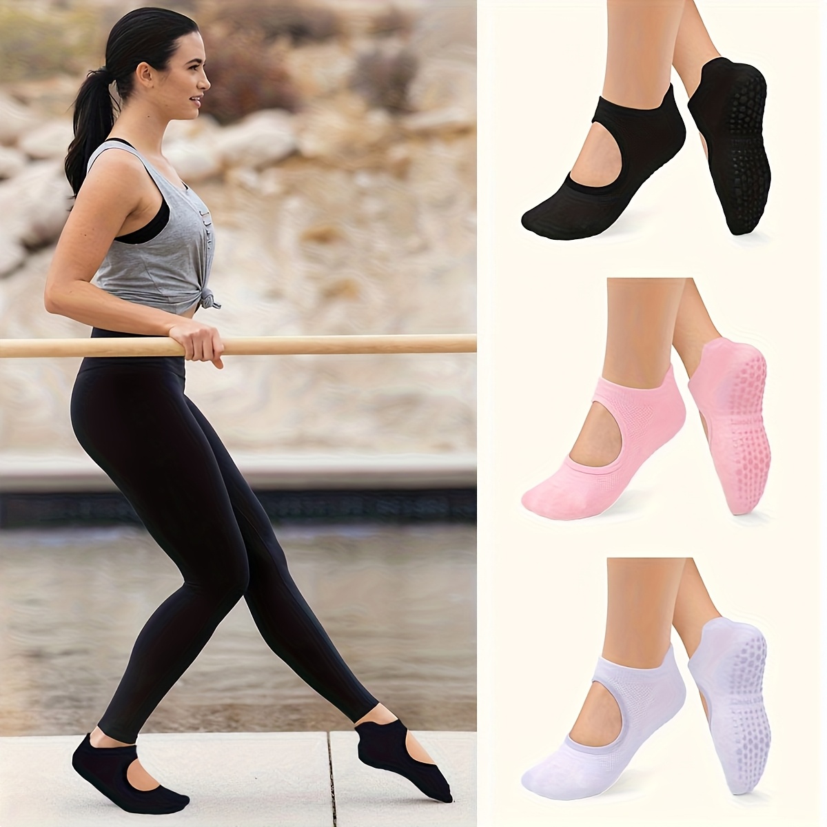 Calzini da donna antiscivolo p - Medias Para Pilates Y Yoga recensione e prezzo