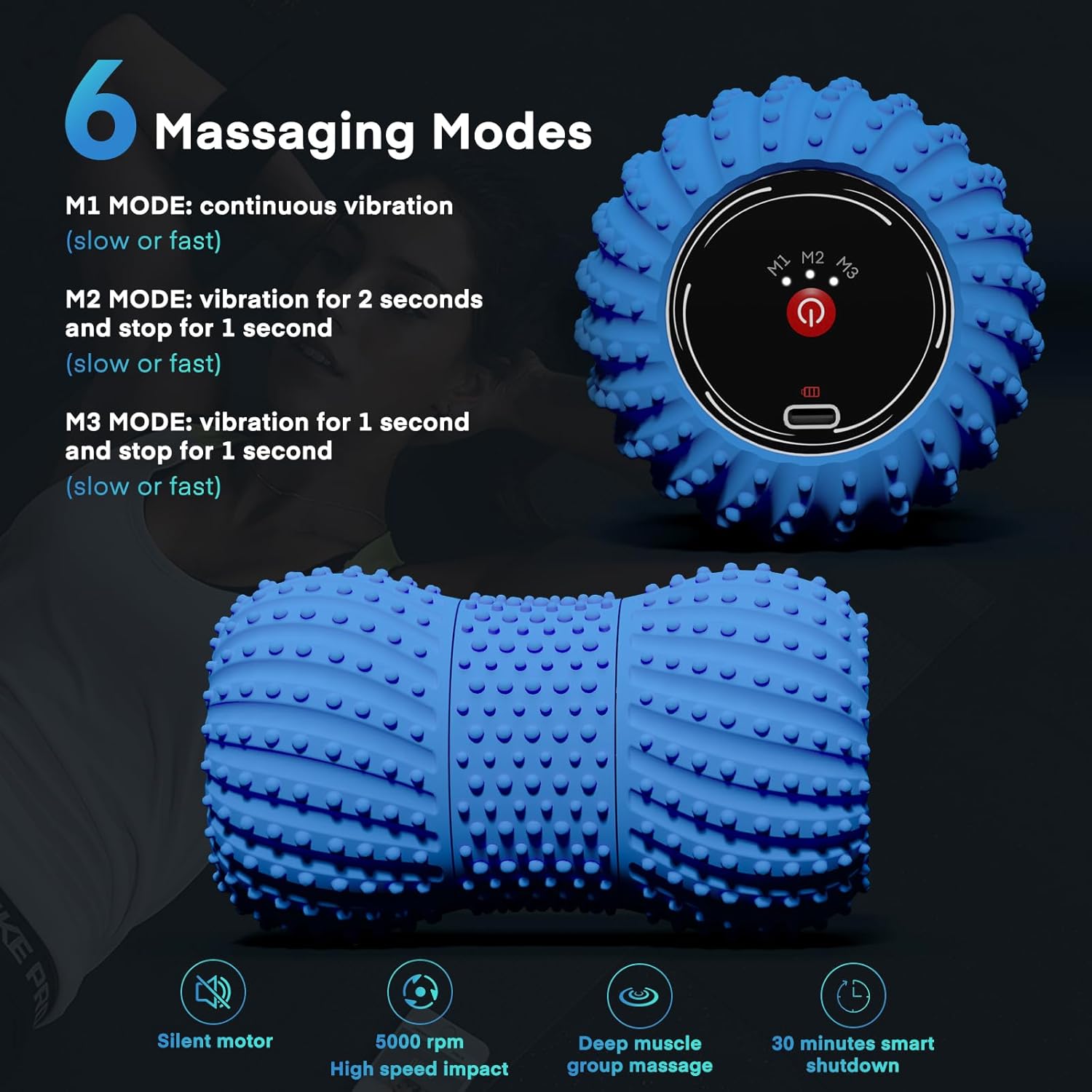 Sfera vibrante per massaggio a - Pilates Yoga Ball recensione e prezzo