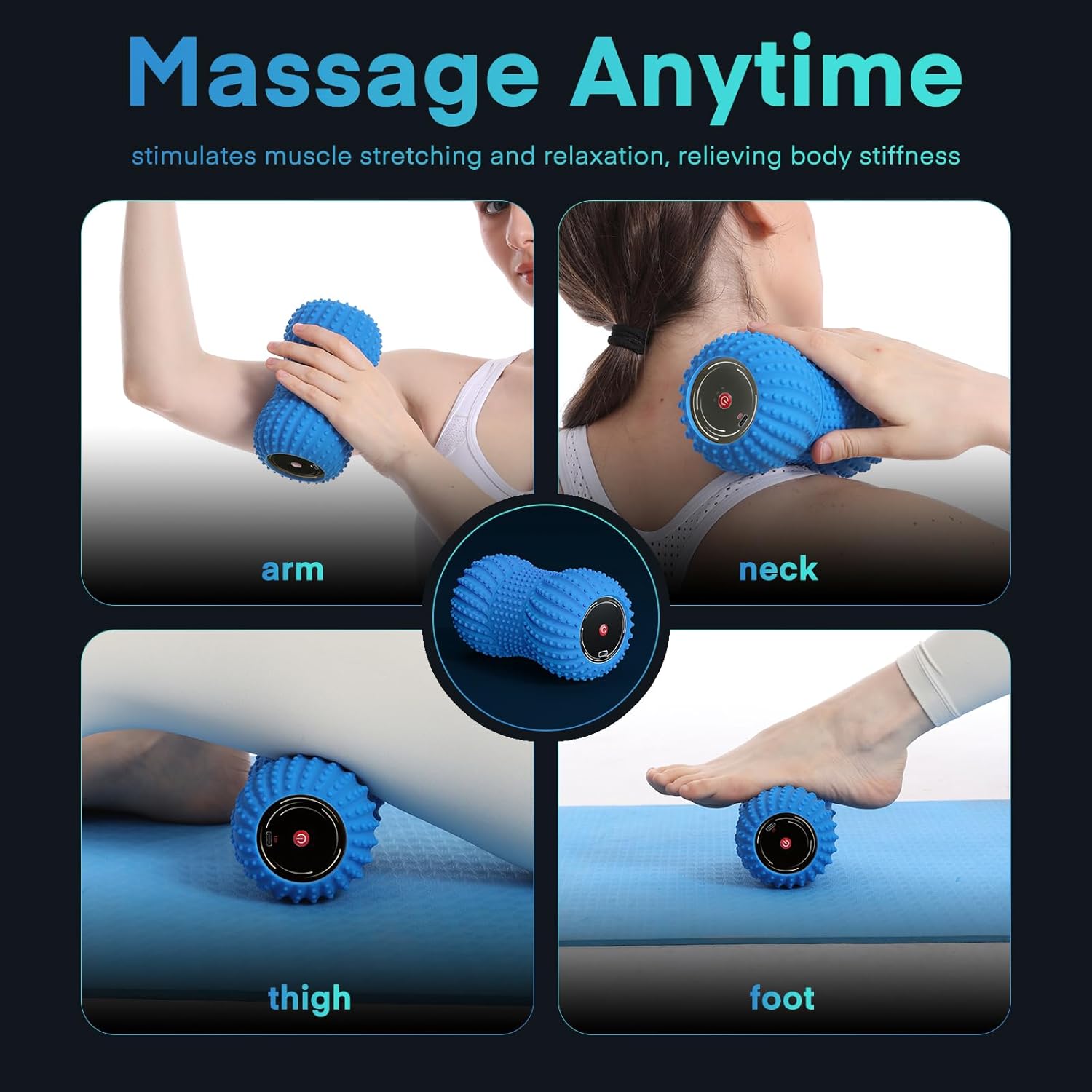 Sfera vibrante per massaggio a - Pilates Yoga Ball recensione e prezzo