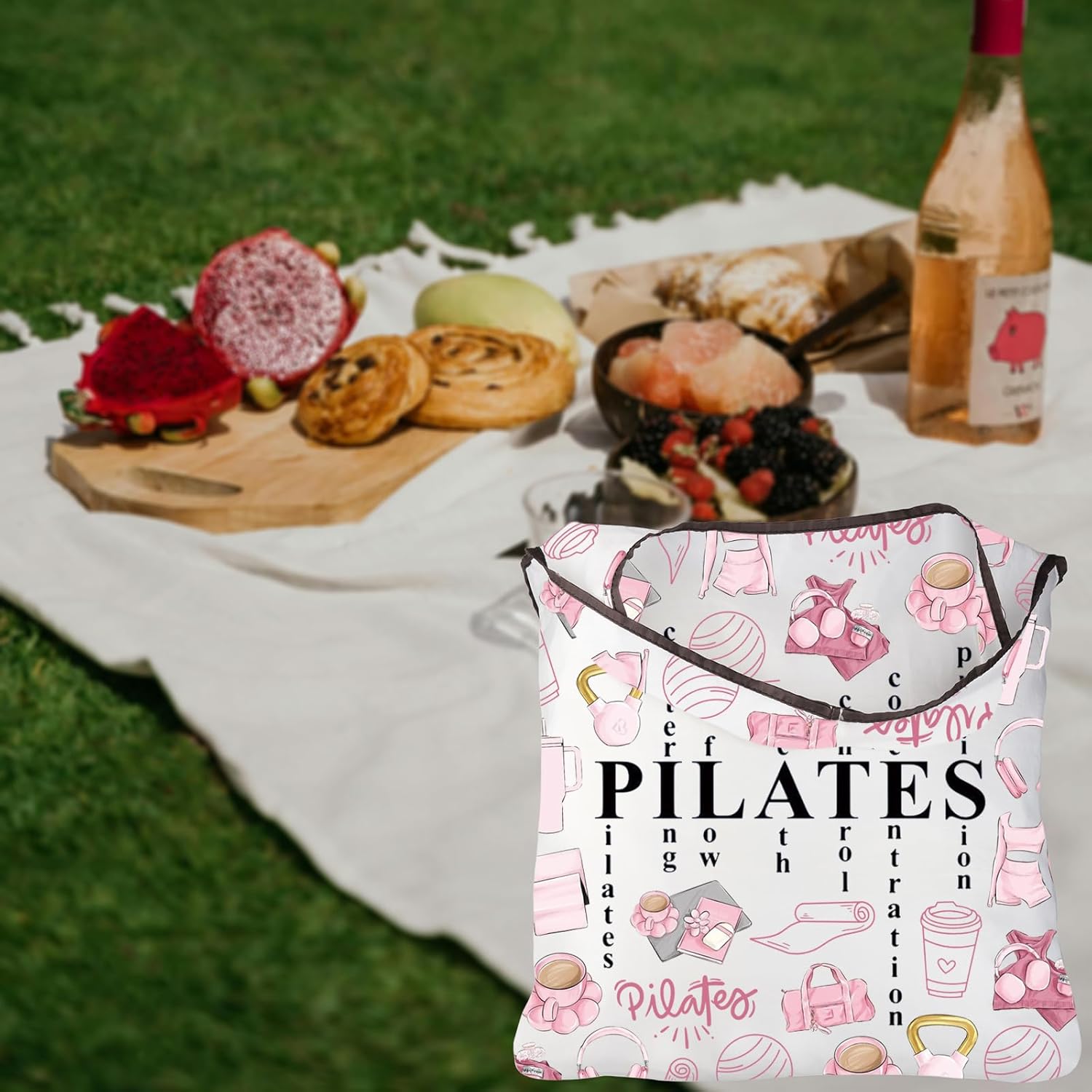 Borsa Rosa per Pilates, Regalo - Pilates Yoga Instructor recensione e prezzo