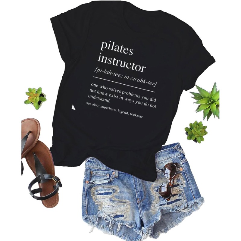 T-shirt in cotone per istrutto - Pilates Yoga Instructor recensione e prezzo