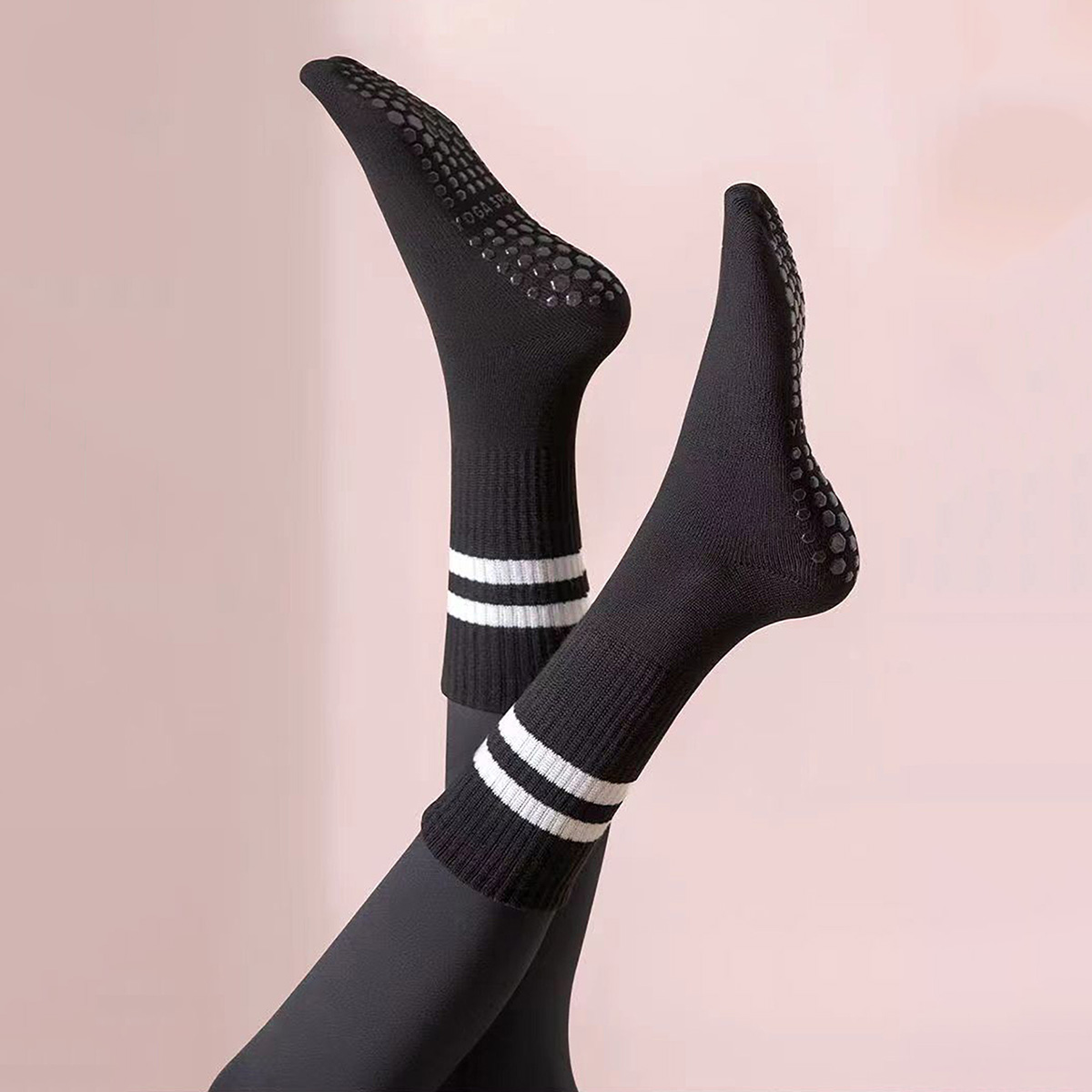 3 paia di calzini lunghi da yo - Medias Para Pilates Y Yoga recensione e prezzo